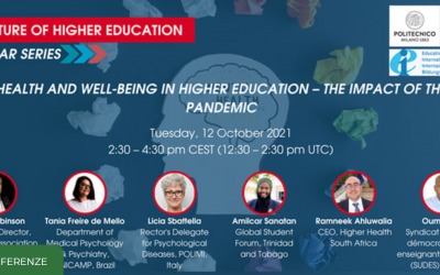 Webinar “Health and wellbeing in higher education”